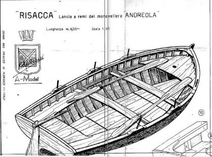 Boat Risacca ship model plans
