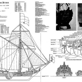 Boeier Stadt Fon Bremen 1690 ship model plans