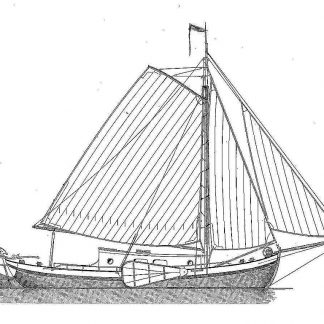 Boeier Tjalk XVIIc ship model plans