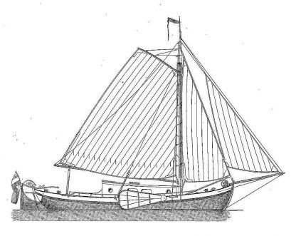 Boeier Tjalk XVIIc ship model plans