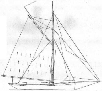 Cutter Vagrant 1884 ship model plans
