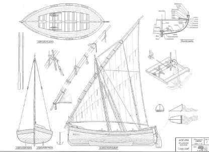 Fishing Boat Juana Y Jose ship model plans