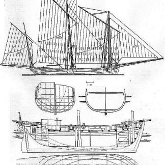 Fishing Boat Langoustier XXc ship model plans