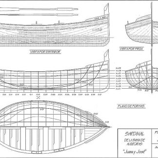 Fishing Boat Sardinal Juana Y Jose ship model plans