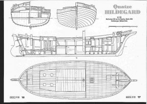Fishing Boat Well Smack Hildegard 1918 ship model plans