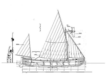 Fishing Boat Whealer ship model plans
