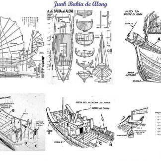 Junk (Along Bay) ship model plans