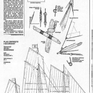 Lugger Lucja Malgorzata 1882 ship model plans