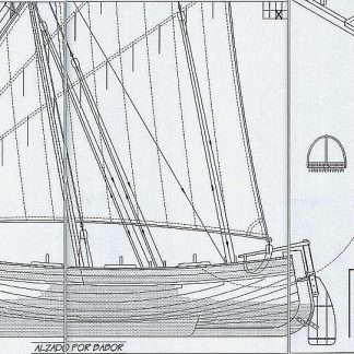 Sailboat Almejera ship model plans