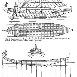 Trading Vessel (Egyptian) Bc 1500 ship model plans