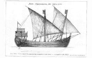 Trading Vessel (Mediterranean) XIVc ship model plans