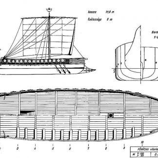 Trading Vessel (Phoenician) Bc VIIIc ship model plans