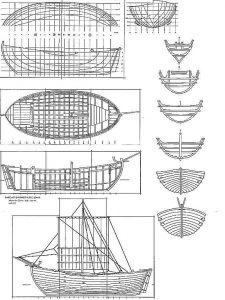 Trading Vessel (Sweden) XIIIc ship model plans