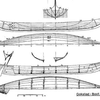 Viking Boat (Gokstad) IXc ship model plans