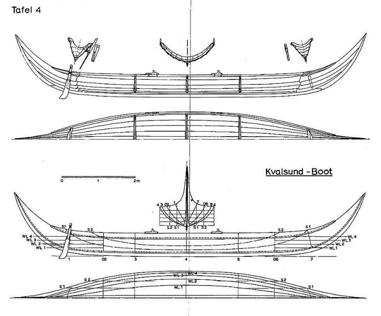 Viking Boat (Kvalsund) VIIIc ship model plans Best Ship Models