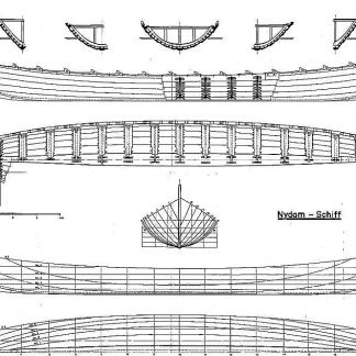 Viking Boat (Nydam) IVc ship model plans