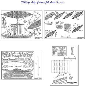 Viking Gokstad Xc ship model plans