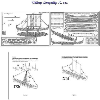 Viking Longship Xc ship model plans