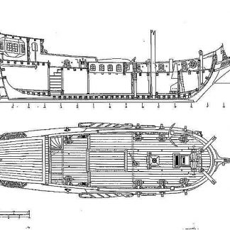 Yacht Armed Great Yacht - Doro 1678 ship model plans