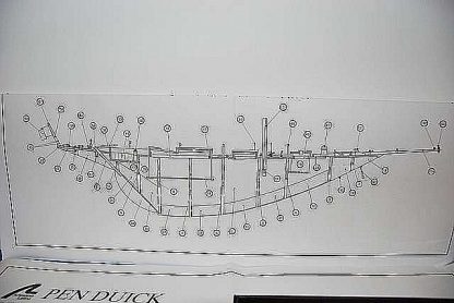 Yacht Pen Duick 1960 ship model plans