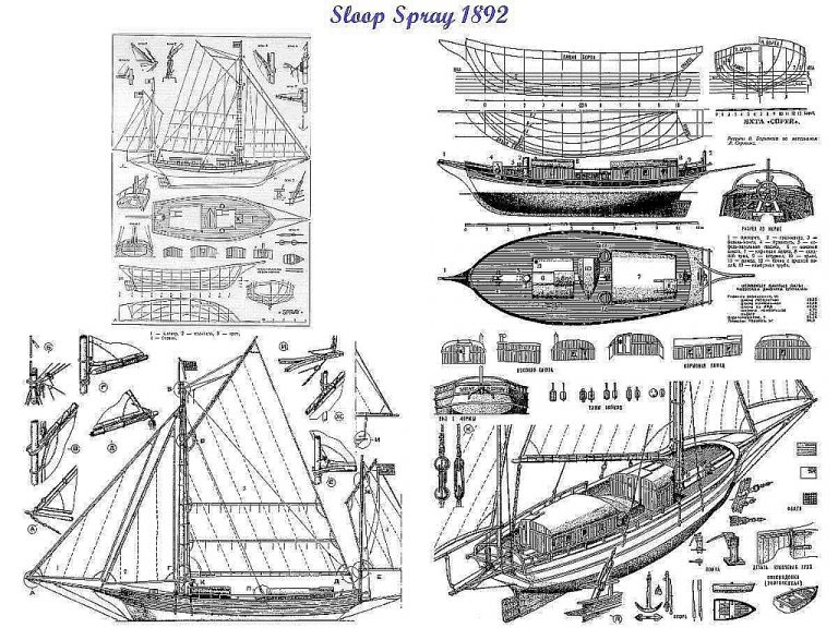 Yacht Spray ship model plans Best Ship Models